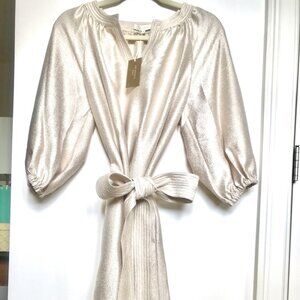 Ann Mashburn Trapunto Blouson Dress Size XS